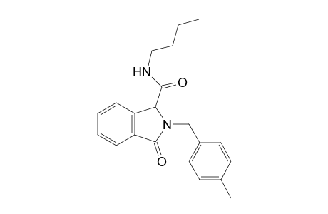 N-butyl-2-(4-methylbenzyl)-3-oxoisoindoline-1-carboxamide