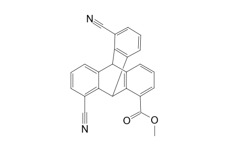 9,10[1',2']-Benzenoanthracene-1-carboxylic acid, 8,13-dicyano-9,10-dihydro-, methyl ester