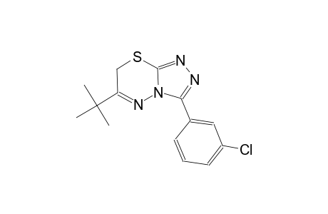 6-tert-butyl-3-(3-chlorophenyl)-7H-[1,2,4]triazolo[3,4-b][1,3,4]thiadiazine