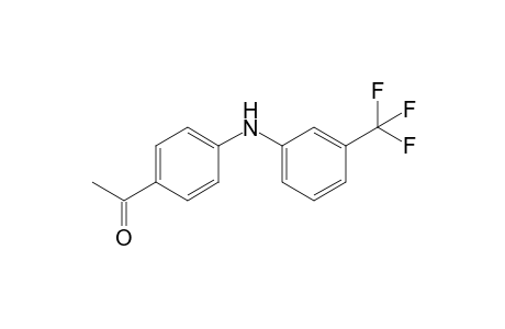 1-[4-[[3-(Trifluoromethyl)phenyl]amino]phenyl]ethanone