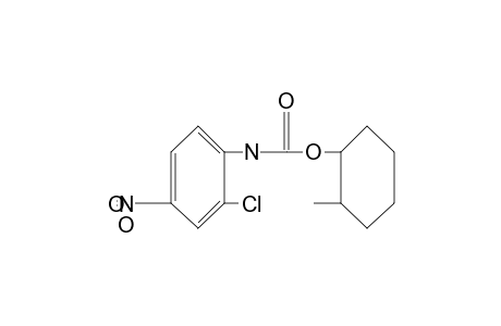 2-chloro-4-nitrocarbanilic acid, 2-methylcyclohexyl ester