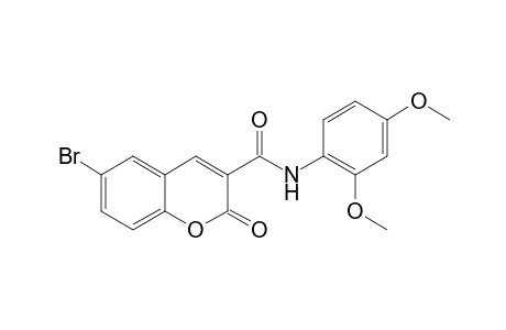 6-Bromo-N-(2,4-dimethoxyphenyl)-2-oxo-2H-chromene-3-carboxamide