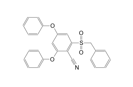 2-Benzylsulfonyl-4,6-diphenoxybenzonitrile
