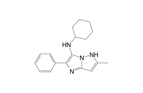 N-Cyclohexyl-6-methyl-2-phenyl-5H-imidazo[1,2-b]pyrazol-3-amine