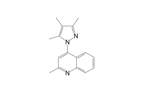 2-methyl-4-(3,4,5-trimethylpyrazol-1-yl)quinoline