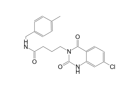 4-(7-chloro-2,4-dioxo-1,4-dihydro-3(2H)-quinazolinyl)-N-(4-methylbenzyl)butanamide