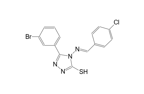 4H-1,2,4-triazole-3-thiol, 5-(3-bromophenyl)-4-[[(E)-(4-chlorophenyl)methylidene]amino]-