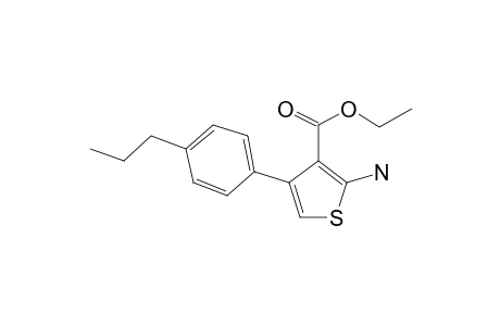 Ethyl 2-amino-4-(4-propylphenyl)-3-thiophenecarboxylate