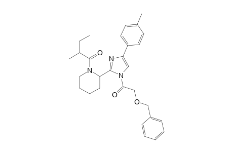 1-(2-(1-(2-(benzyloxy)acetyl)-4-(p-tolyl)-1H-imidazol-2-yl)piperidin-1-yl)-2-methylbutan-1-one