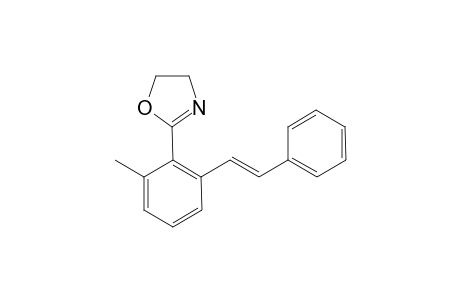 (E)-2-(2-methyl-6-styrylphenyl)oxazoline