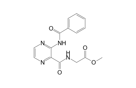 3-(Benzoylamino)-N-(methoxycarbonylmethyl)pyrazine-2-carboxamide