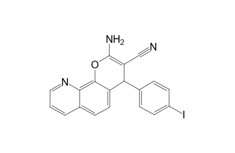 2-Amino-4-(4-iodophenyl)-4H-pyrano[3,2-H]quinoline-3-carbonitrile