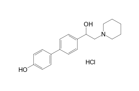 alpha-(4'-hydroxy-4-biphenylyl)-1-piperidineethanol, hydrochloride