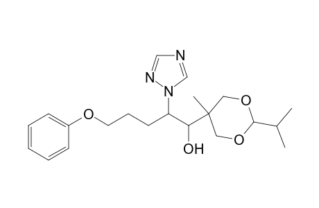 1H-1,2,4-Triazole-1-ethanol, alpha-[5-methyl-2-(1-methylethyl)-1,3-dioxan-5-yl]-beta-(3-phenoxypropyl)-