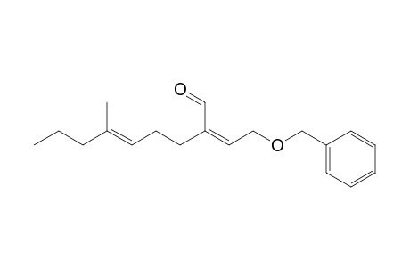 2-[2'-(Benzyloxy)ethylidene]-6-methylnon-5-enal