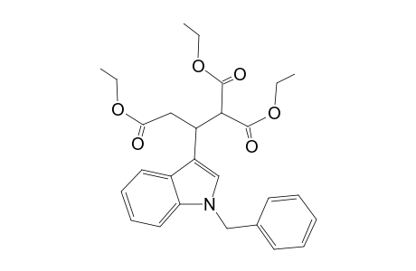 2-(1-benzylindol-3-yl)propane-1,1,3-tricarboxylic acid triethyl ester
