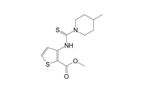 methyl 3-{[(4-methyl-1-piperidinyl)carbothioyl]amino}-2-thiophenecarboxylate