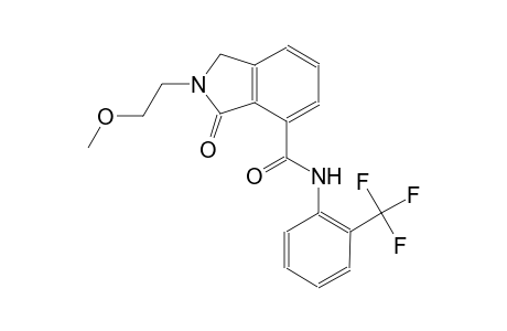 1H-isoindole-4-carboxamide, 2,3-dihydro-2-(2-methoxyethyl)-3-oxo-N-[2-(trifluoromethyl)phenyl]-