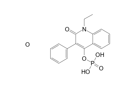 1,2-Dihydro-1-ethyl-2-oxo-3-phenylquinolin-4-yl dihydrogenphosphate hydrate