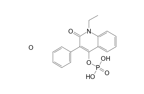 1,2-Dihydro-1-ethyl-2-oxo-3-phenylquinolin-4-yl dihydrogenphosphate hydrate