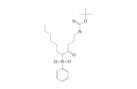 1-(N-CARBO-TERT.-BUTOXY)-AMINO-5-PHENYLSULFONYL-4-UNDECANONE