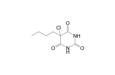 2,4,6(1H,3H,5H)-pyrimidinetrione, 5-butyl-5-chloro-