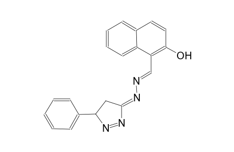 2-hydroxy-1-naphthaldehyde [(3E)-5-phenyl-4,5-dihydro-3H-pyrazol-3-ylidene]hydrazone