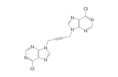 N9,N9''-BIS-(2'-BUTYNYL-1',4'-DIYL)-6-CHLORO-PURINE