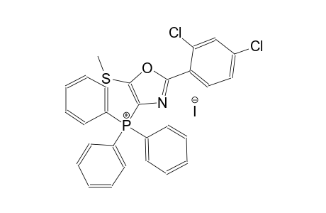 [2-(2,4-dichlorophenyl)-5-(methylsulfanyl)-1,3-oxazol-4-yl](triphenyl)phosphonium iodide