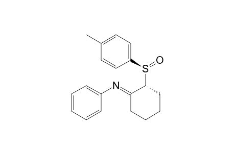 Benzenamine, N-[2-[(4-methylphenyl)sulfinyl]cyclohexylidene]-, [S-(R*,S*)]-