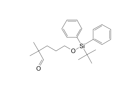 5-[(t-Butyl)diphenylsilyloxy]-2,2-dimethylpentanal