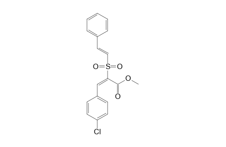 METHYL-3-(PARA-CHLOROPHENYL)-2-[(E)-PHENYLETHENESULFONYL]-ACRYLATE