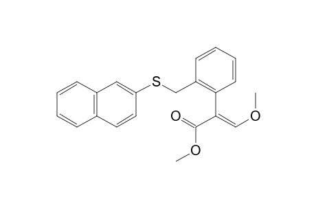 Benzeneacetic acid, alpha-(methoxymethylene)-2-[(2-naphthalenylthio)methyl]-, methyl ester