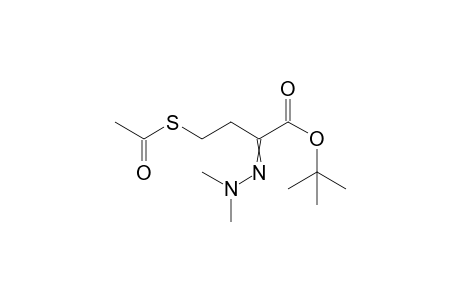 tert-Butyl 4-S-acetyl-2-(2,2-N-dimethylhydrazono)butanoate