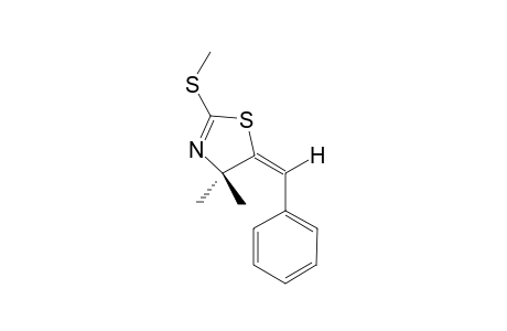 (E)-4,5-DIHYDRO-4,4-DIMETHYL-2-(METHYLTHIO)-5-(PHENYLMETHYLIDEN)-1,3-THIAZOLE