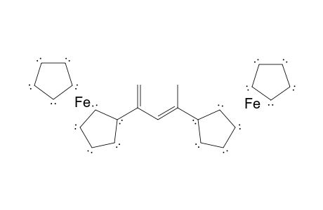 Ferrocene, 1,1''-(1-methyl-3-methylene-1-propene-1,3-diyl)bis-