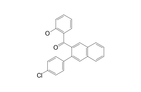 3-(4-CHLOROPHENYL)-2-NAPHTHYL-2-HYDROXYPHENYL-KETONE