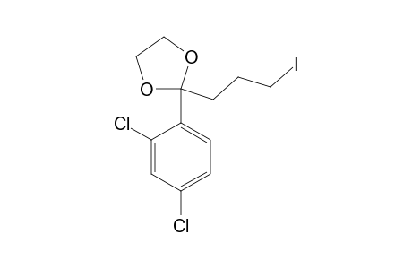 2-(2,4-DICHLOROPHENYL)-2-(3-IODOPROPYL)-1,3-DIOXOLANE