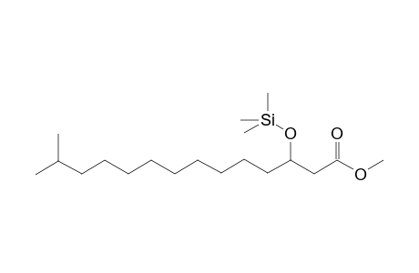 iso-isomer of .beta.-hydroxy C15 fatty acid methyl ester, TMS Ether