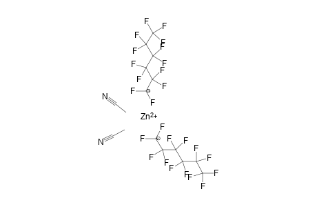Zinc(II) bis[1,1,1,2,2,3,3,4,4,5,5,6,6-tridecafluorohexane]diacetonitrile