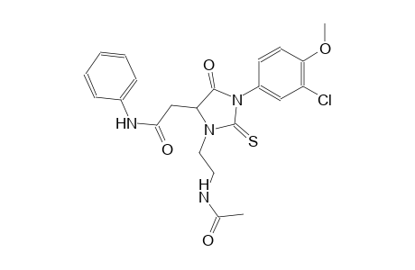 4-imidazolidineacetamide, 3-[2-(acetylamino)ethyl]-1-(3-chloro-4-methoxyphenyl)-5-oxo-N-phenyl-2-thioxo-