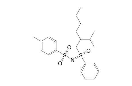 S-Phenyl-S-(2-isopropyl)hexyl-N-(toluene-p-sulfonyl)sulfoximine