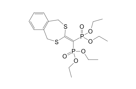 Tetraethyl 2,2-(benzo[e][1,3]dithiocyclohepta-2-ylidene)ethenediylidenebisphosphonate