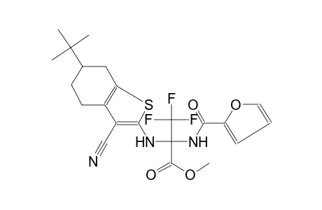 alanine, N-[3-cyano-6-(1,1-dimethylethyl)-4,5,6,7-tetrahydrobenzo[b]thien-2-yl]-3,3,3-trifluoro-2-[(2-furanylcarbonyl)amino]-,