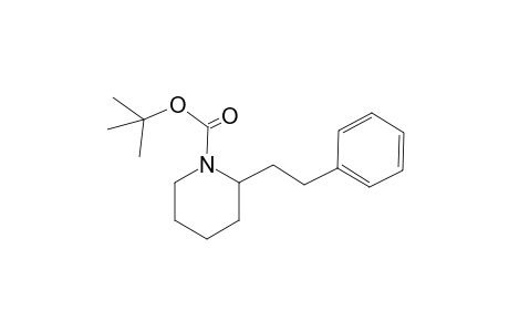 1-(tert-butoxycarbonyl)-2-(2-phenylethyl)piperidine