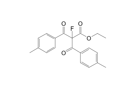 Ethyl .alpha.-fluoro-.alpha.,.alpha.-bis(p-methylbenzoyl)acetate