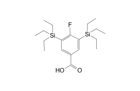 4-fluoro-3,5-bis(triethylsilyl)benzoic acid