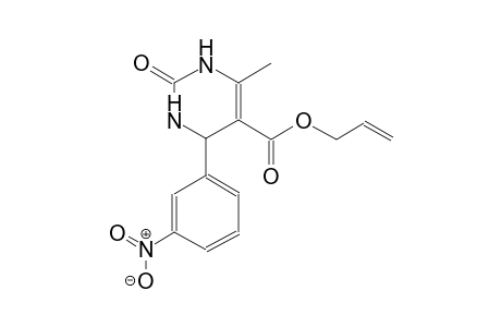 5-pyrimidinecarboxylic acid, 1,2,3,4-tetrahydro-6-methyl-4-(3-nitrophenyl)-2-oxo-, 2-propenyl ester