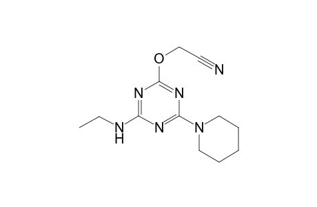 2-[[4-(ethylamino)-6-(1-piperidinyl)-1,3,5-triazin-2-yl]oxy]acetonitrile