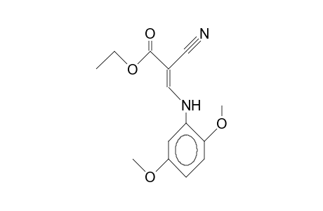 2-([2,5-Dimethoxy-anilino]-methylidene)-cyanoace tic acid, ethyl ester